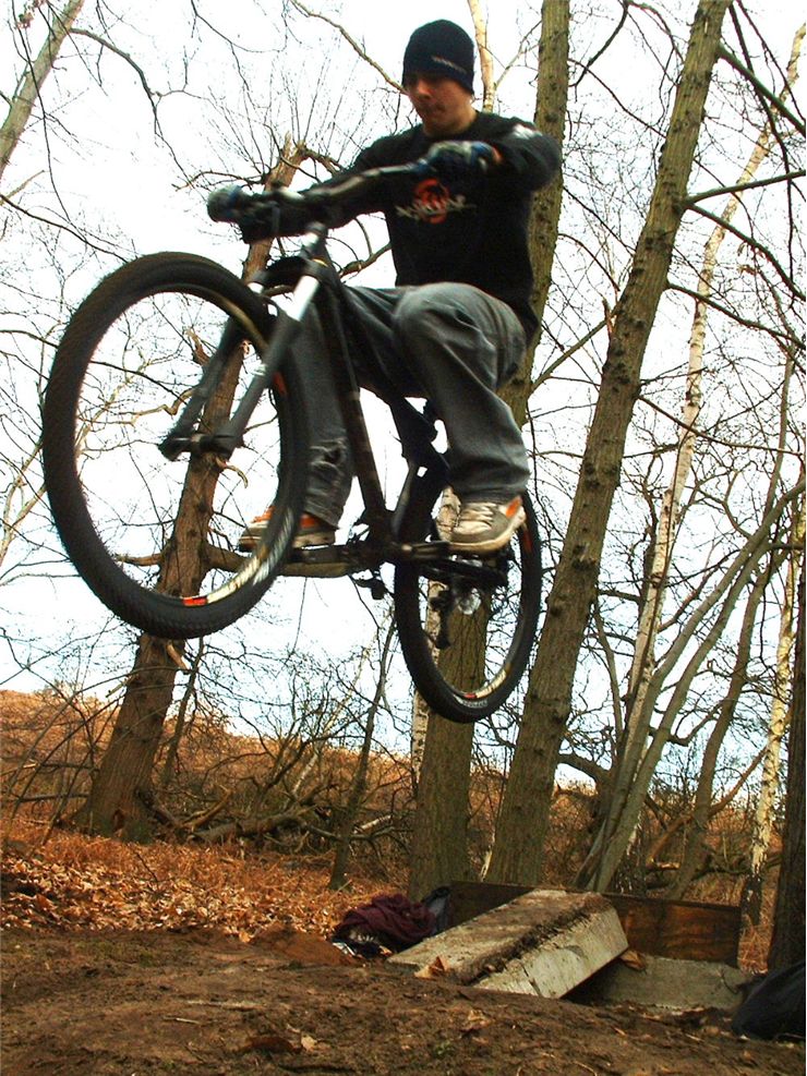 Picture Of Bicycle Jumping