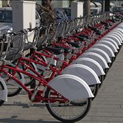Picture Of Bicycle Parking In Barcelona