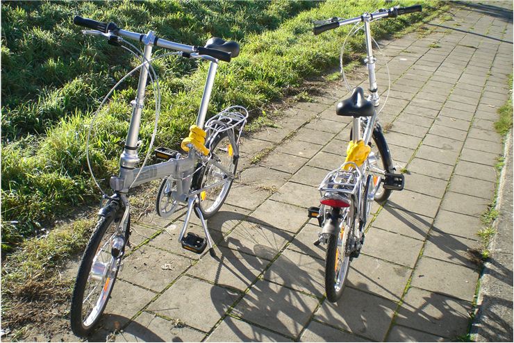 Picture Of Bicycles On The Street