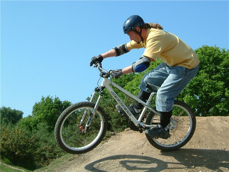Picture Of Bike Jumping Extreme Sport