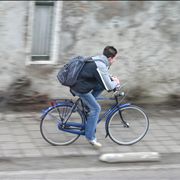 Picture Of Boy Riding A Bicycle