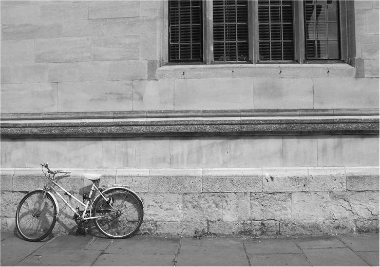 Picture Of Old Bicycle By Old Wall