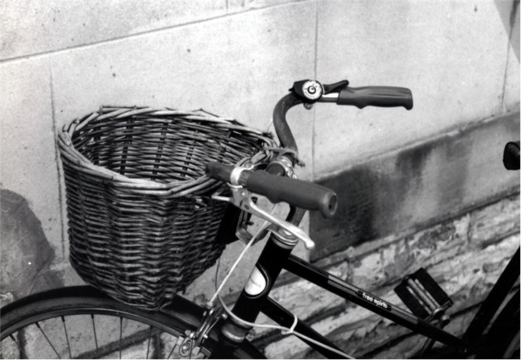 Picture Of Old Bicycle With Basket