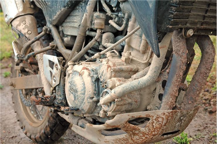 Picture Of Old Rusted Motorcycle