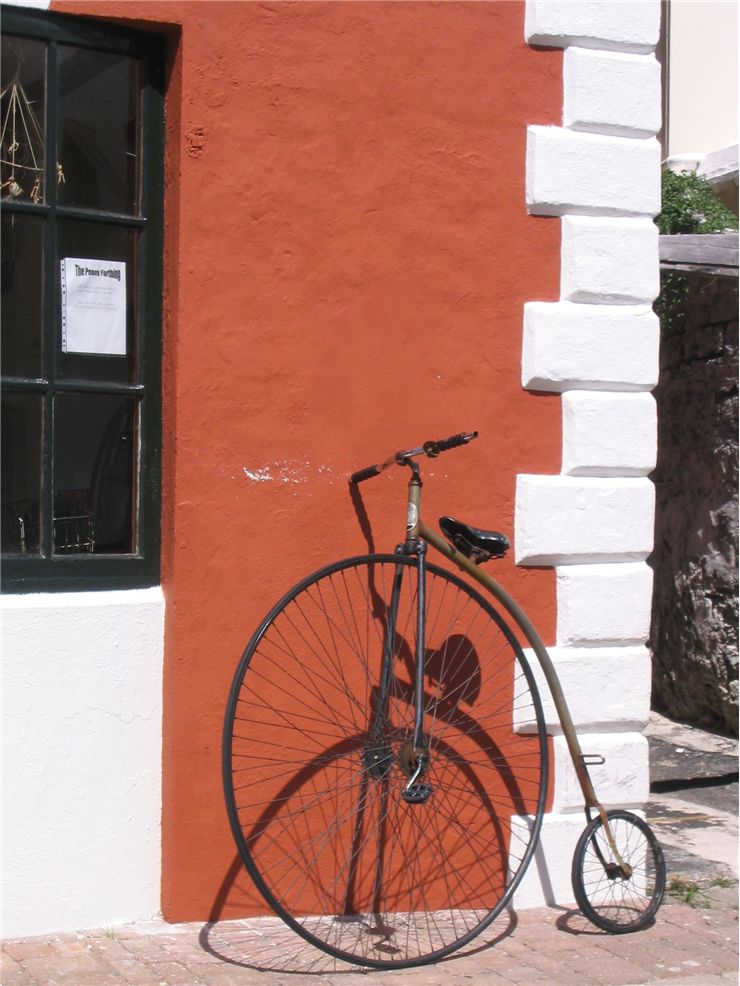 Picture Of Penny Farthing Bicycle Or Ordinary Bike