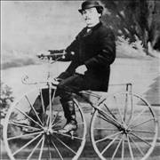 Picture Of Pierre Lallement On Bicycle 1870