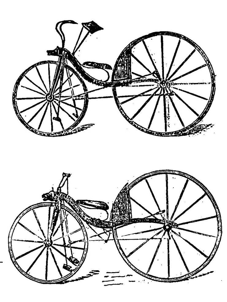 Picture Of The First Rear Wheel Driven Pedalled Bicycle