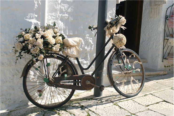 Picture Of Wedding Bicycle