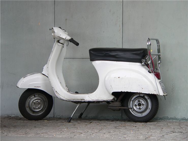 Picture Of White Scooter